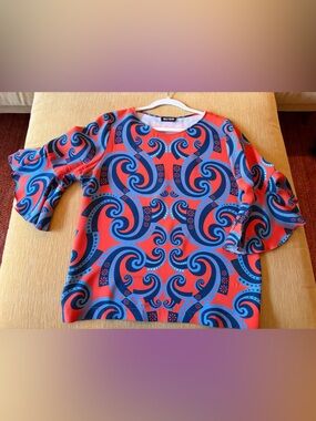 Fabulous Blouse! Holly Fulton custom blouse with frill sleeve